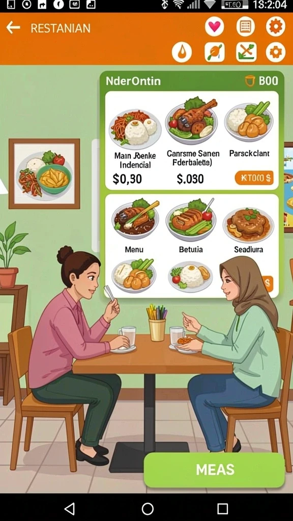 Tampilan antarmuka yang intuitif dan mudah digunakan.