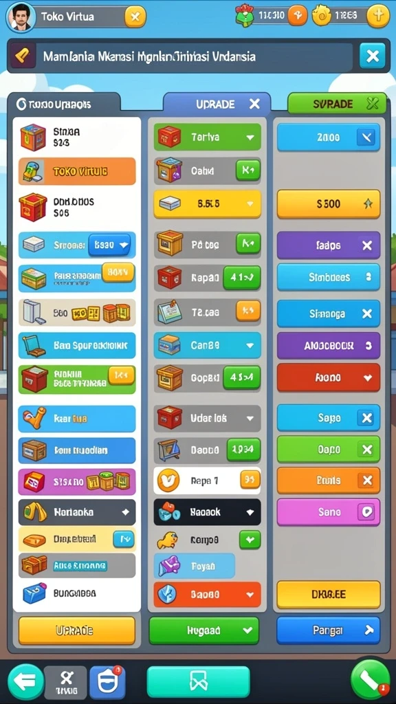 Screenshot dari salah satu permainan slot dengan tema menarik.