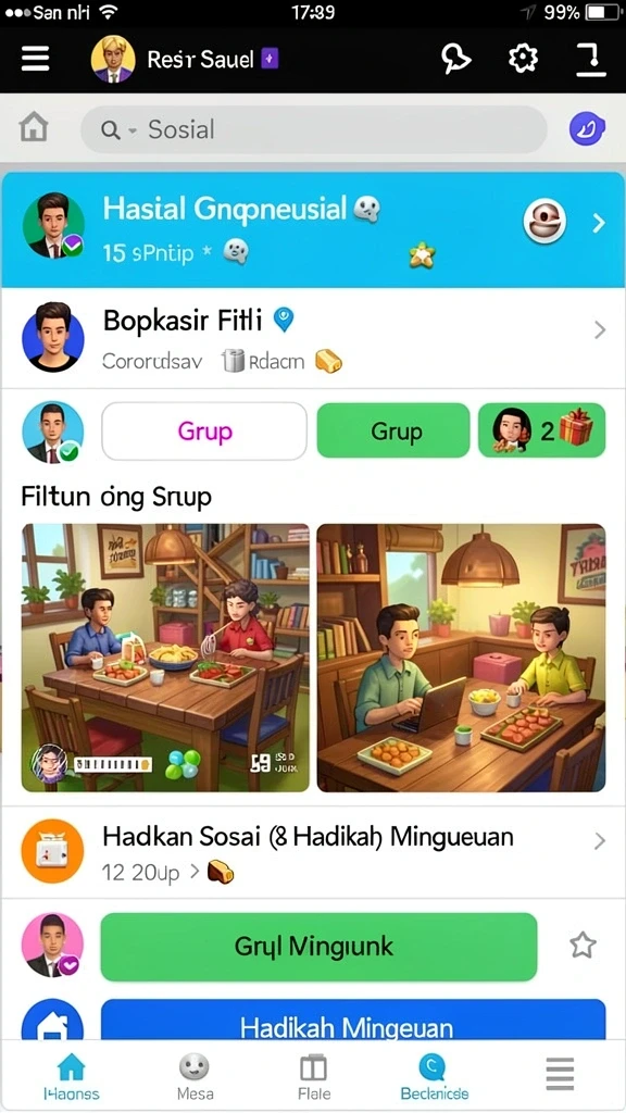 Salah satu karakter unik yang bisa dimainkan dalam 8II.