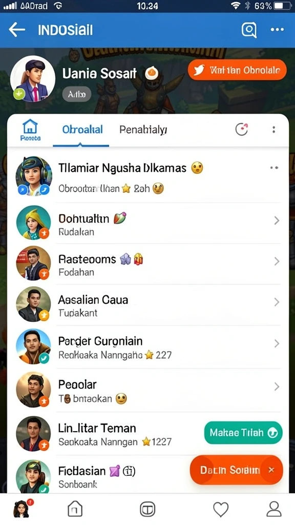 Tampilan antarmuka BW888 yang menarik dan modern.