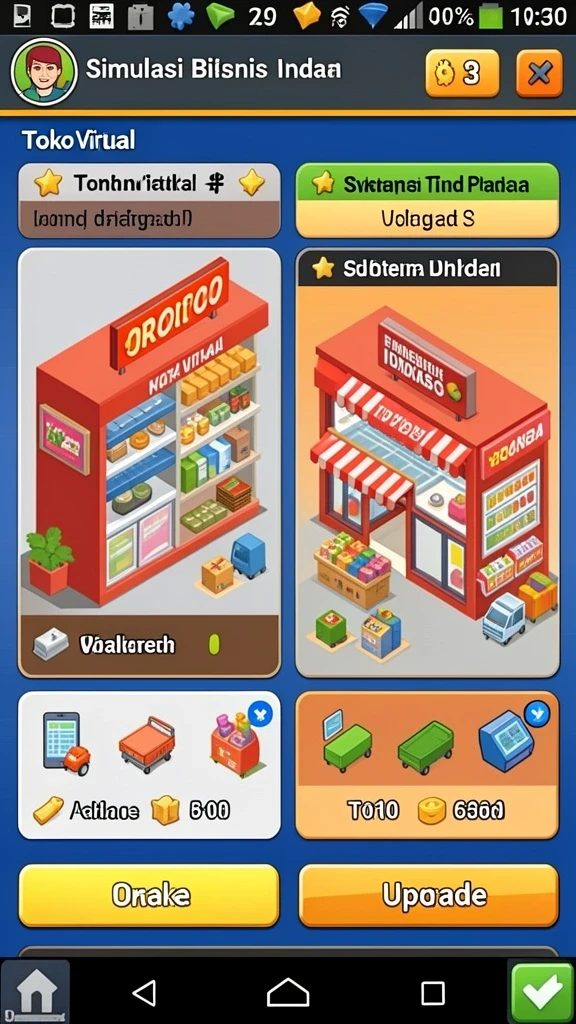 Karakter yang beragam dan unik untuk memilih.