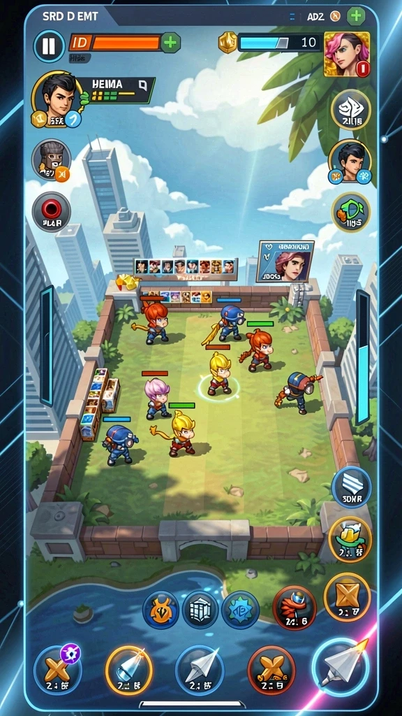 Contoh gameplay yang seru dan menantang.