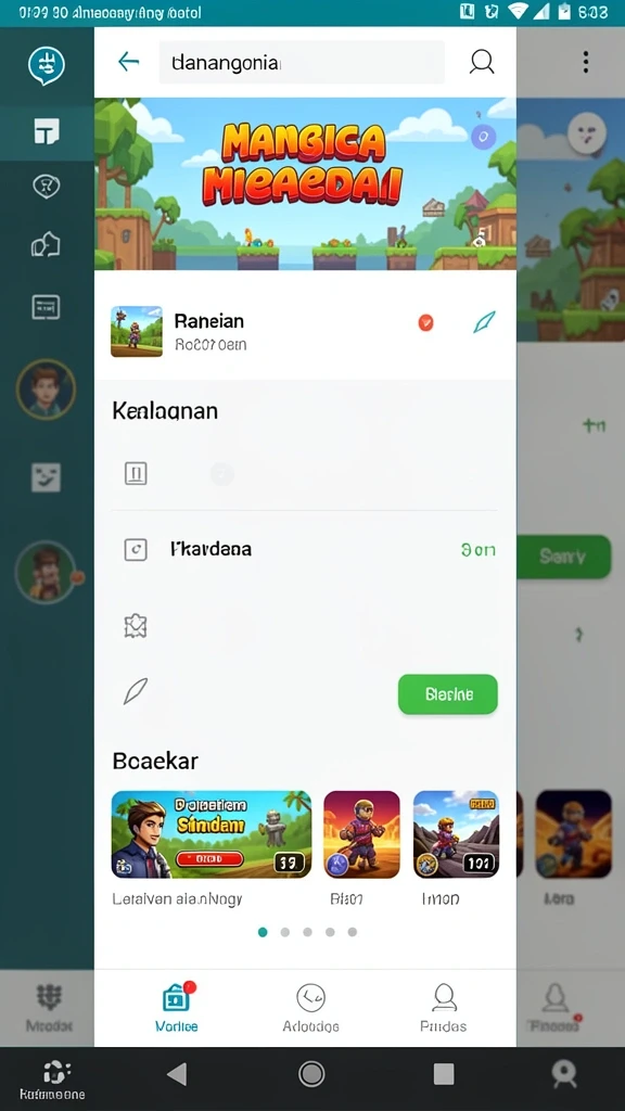 Koleksi item unik dan menarik untuk karakter.