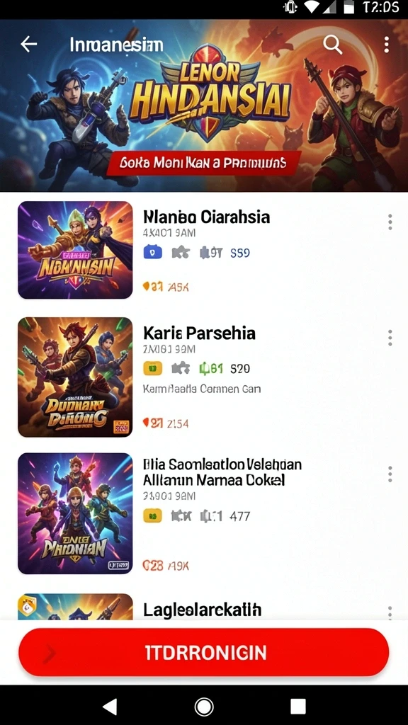 Beragam pilihan permainan slot yang menarik.