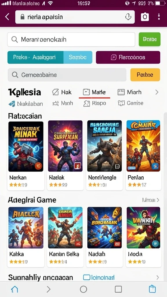 Sistem penghargaan yang memotivasi pemain.