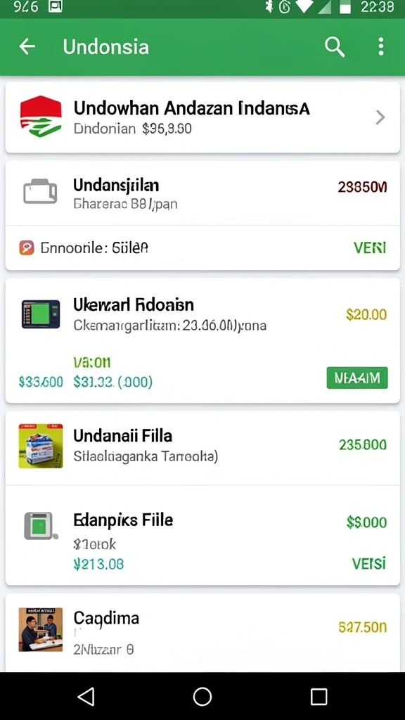 Tampilan menu utama GOCAP123 yang menarik.