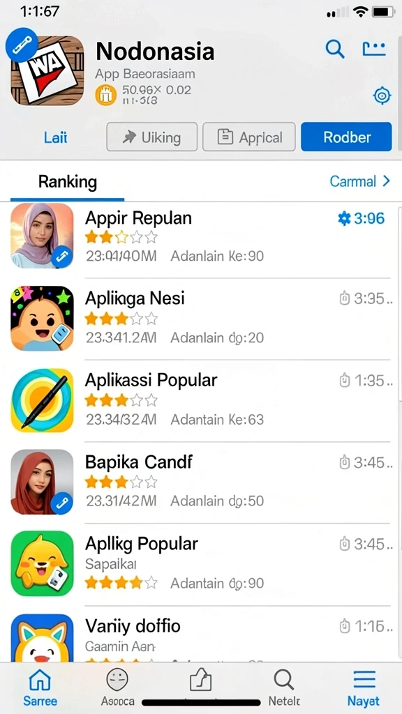 Tampilan antarmuka yang menarik dan mudah dinavigasi.
