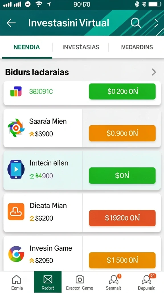 Screenshot momen seru dalam permainan saat berkompetisi.
