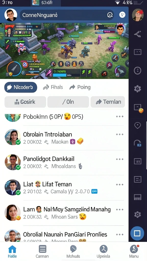 Karakter unik yang dapat dipilih untuk memperkaya pengalaman bermain.