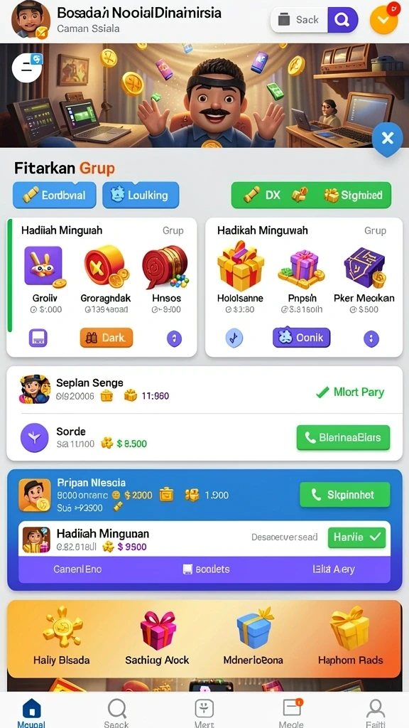 Gameplay seru dan aksi mendebarkan.