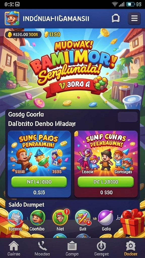Gameplay interaktif yang membuat pemain terpaku.