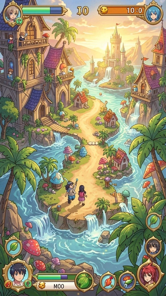 Mode tantangan waktu yang menambah keseruan permainan.
