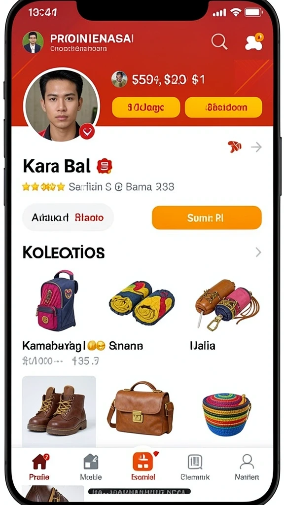 Fitur interaksi sosial yang memungkinkan komunikasi antar pemain.