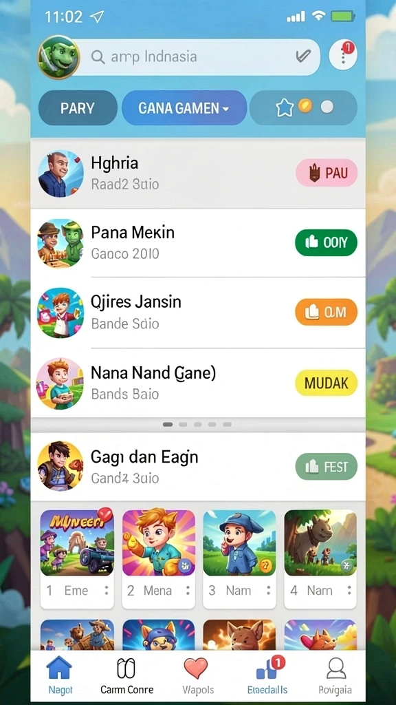 Bermain bersama teman dalam mode multiplayer.