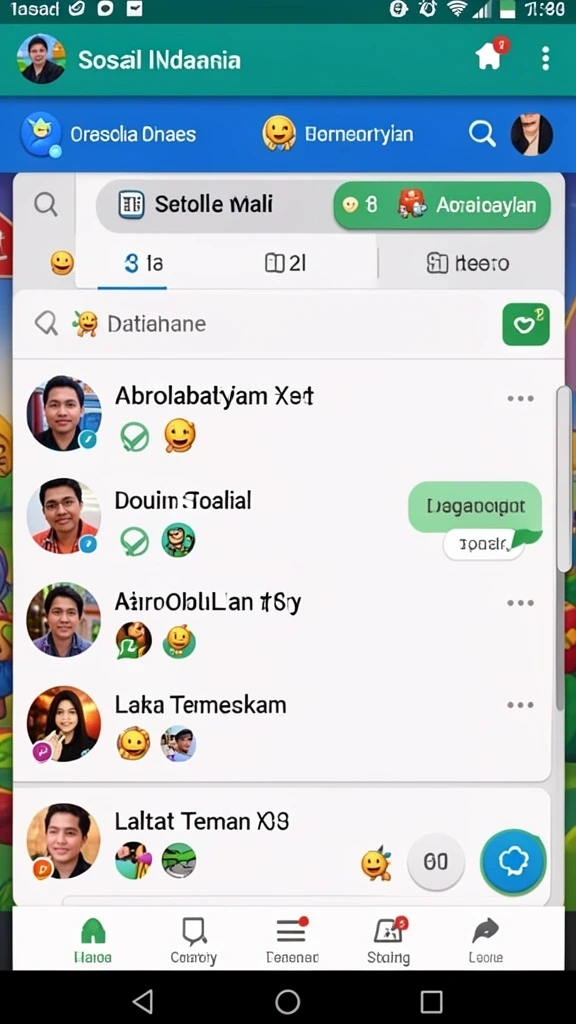 Berbagai karakter yang bisa dipilih dan dikustomisasi.