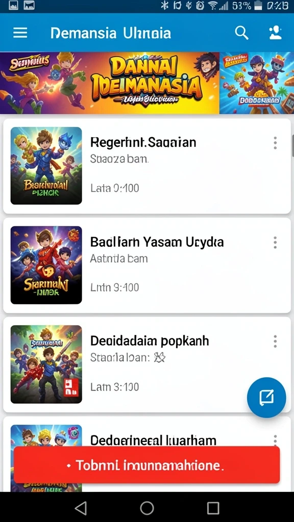 Tampilan antarmuka yang intuitif dan mudah dipahami.
