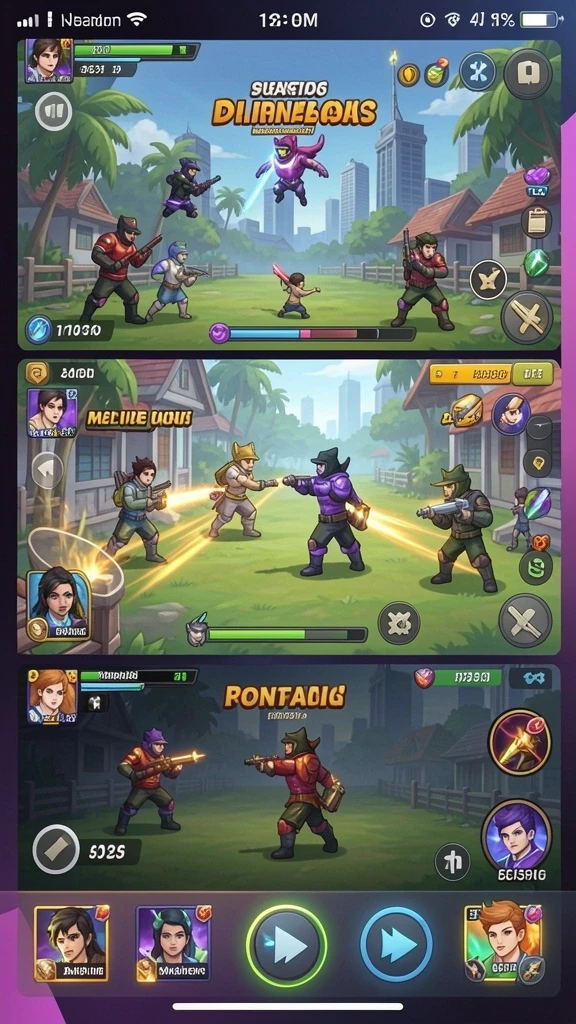 Grafis yang menawan dengan efek yang memikat.