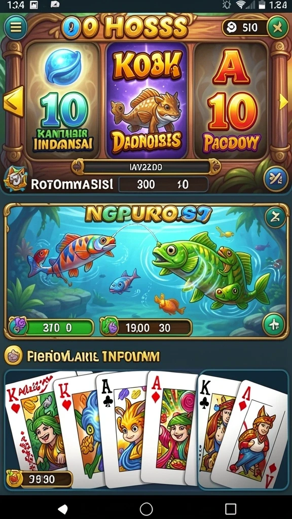 Menu bonus yang mudah diakses untuk meningkatkan permainan.