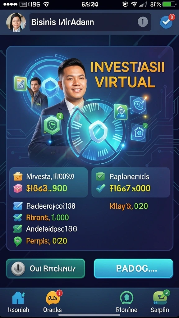Gambaran tentang sistem peningkatan karakter di dalam game.