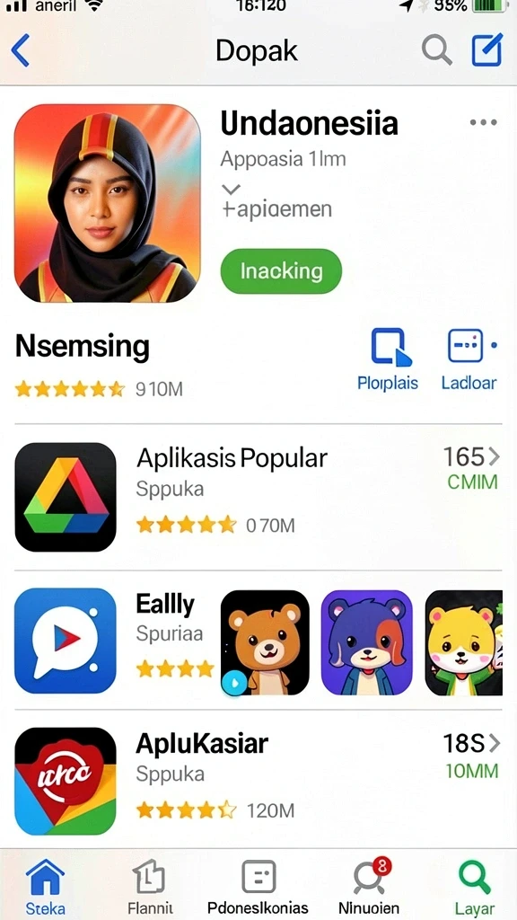Tampilan grafis yang menawan dengan karakter unik.