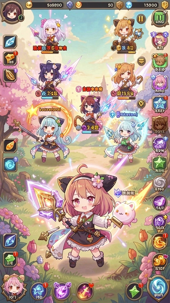 Fitur multiplayer yang memungkinkan interaksi dengan pemain lain.