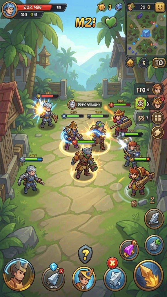 Tampilan permainan slot yang penuh warna dan menarik.