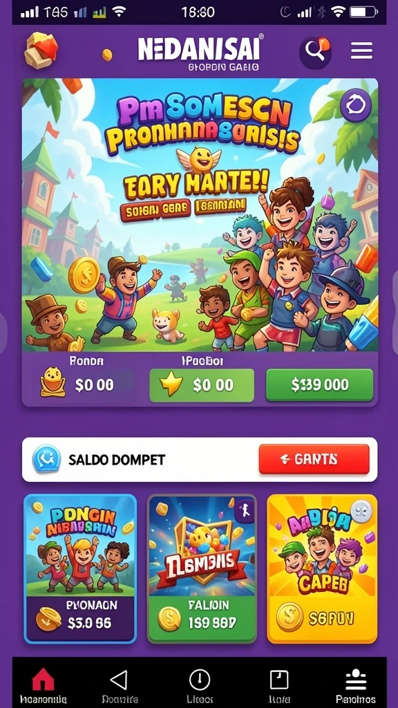 Tampilan antarmuka yang menarik dan user-friendly.