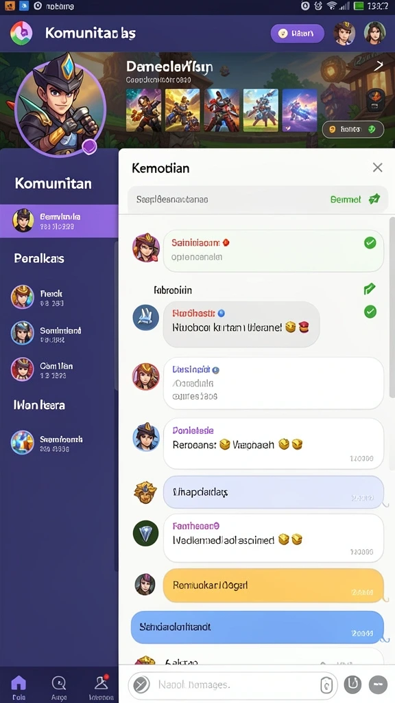 Mode multiplayer yang seru untuk bermain bersama.