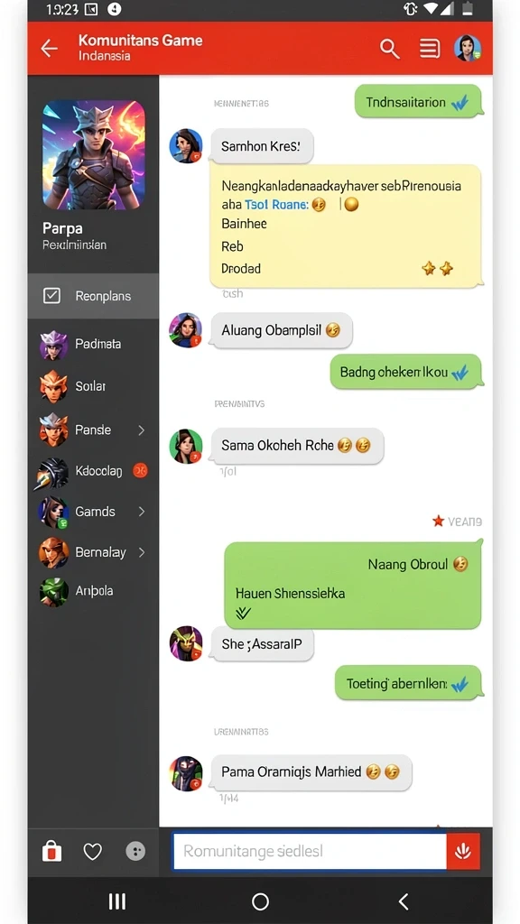 Tema permainan yang bervariasi sesuai selera pemain.