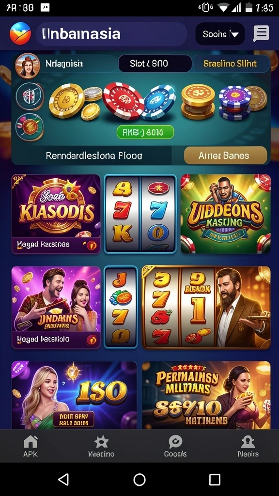 Tampilan antarmuka utama game VANTAIDN yang menarik.