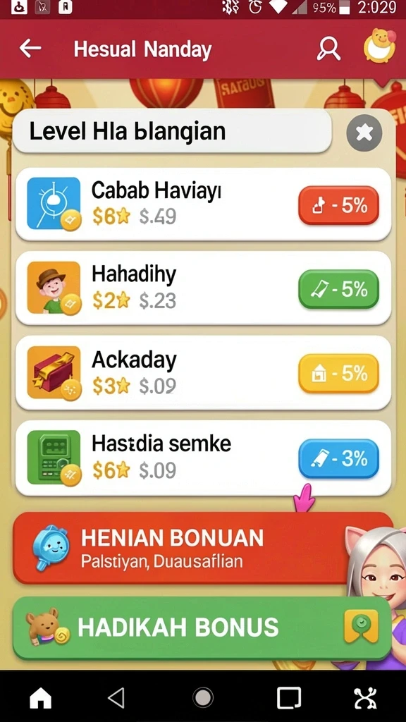 Menampilkan karakter karakter yang beragam dan unik.