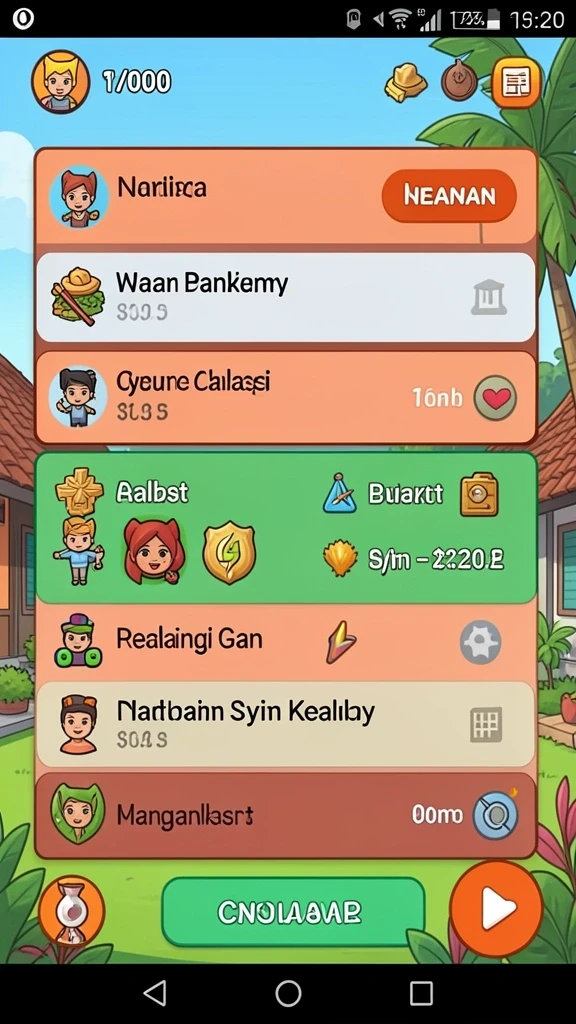 Screenshot menunjukkan momen seru dalam permainan.